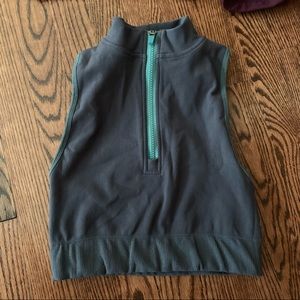 EUC fabletics high neck crop top